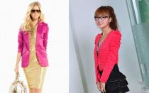 Jacheta roz pentru femei este un articol luminos și romantic din imagine